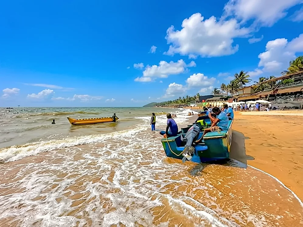 Candolim beach on Goa’s north coast