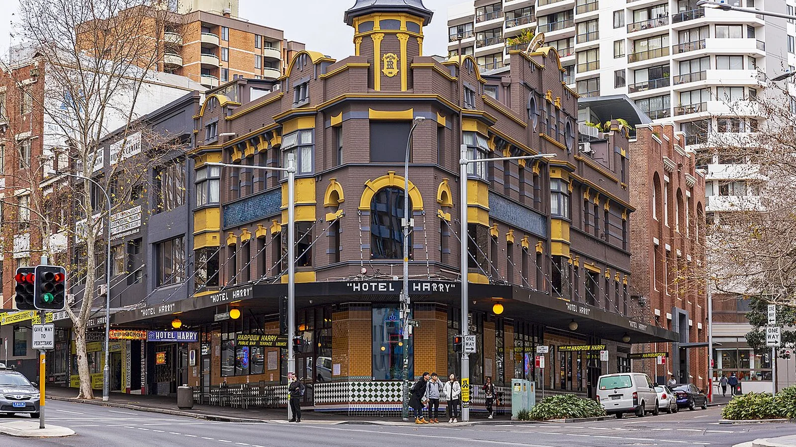 The Hotel Harry building on Wentworth Avenue
